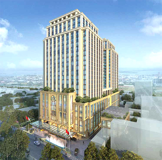 Complex of 5 star Hotel, Commercial Center and Luxury Apartments (Hai Phong Hilton)